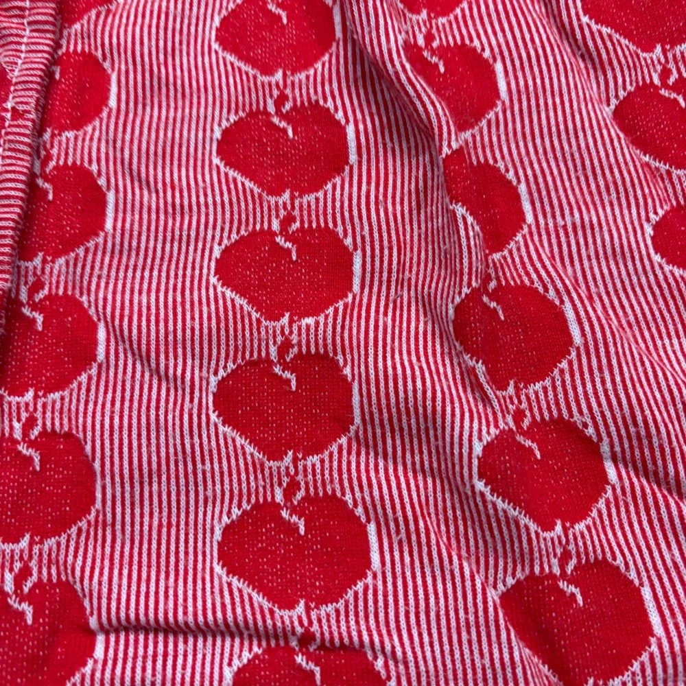 Vintage Shutter Bug by Betsy Daniels Red Apple Stripe Baby Girl Dress 18-24M